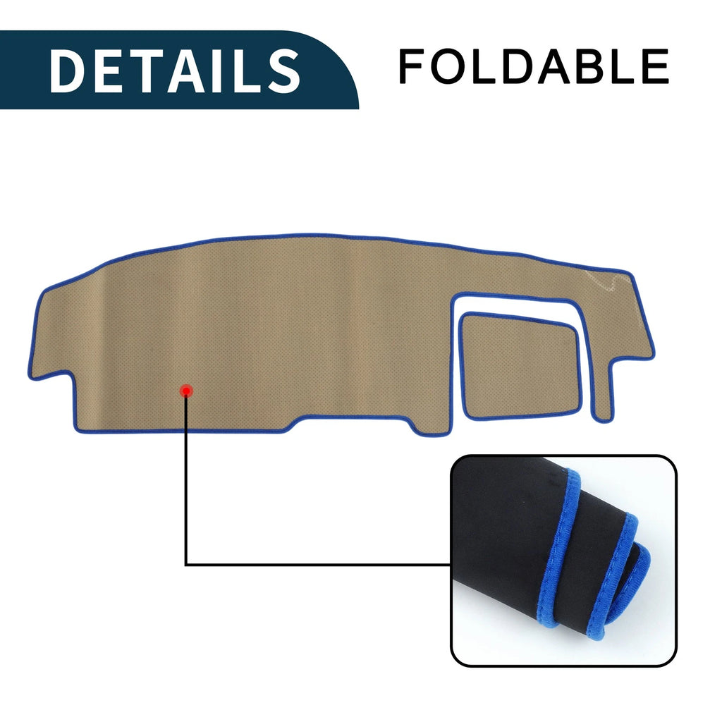 Dashboard Cover Mat for Suzuki Spacia MK54S (2013–2020) Black Blue Set of 1