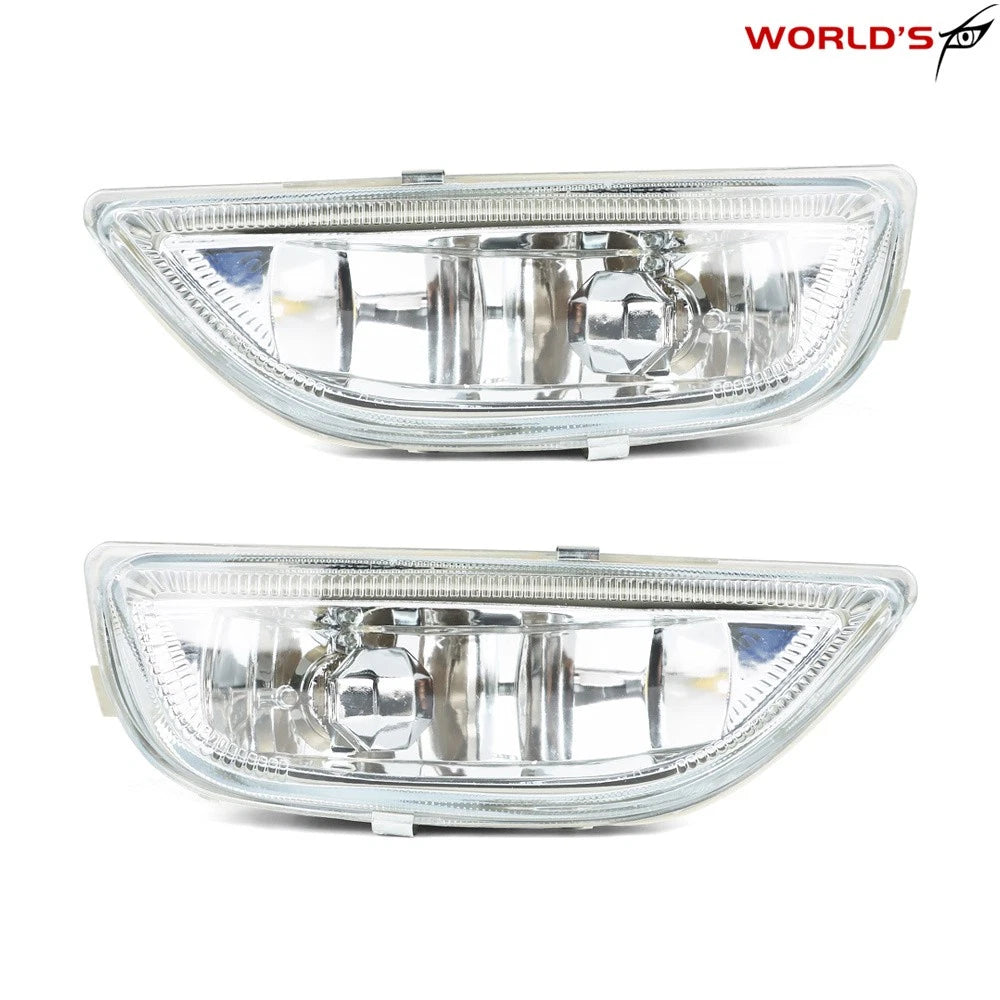 Pair Clear Fog Lights for Toyota Corolla (2001–2002)