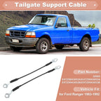 Tailgate Support Cables No.38505/E4TZ9843052A for Ford Ranger (1983–1992)