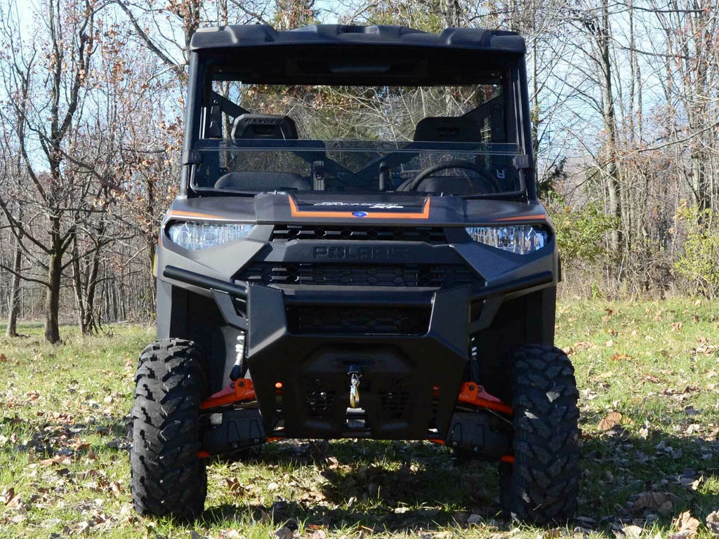 Dark Tinted Half Windshield for Polaris Ranger 1000 Diesel (2015–2018)