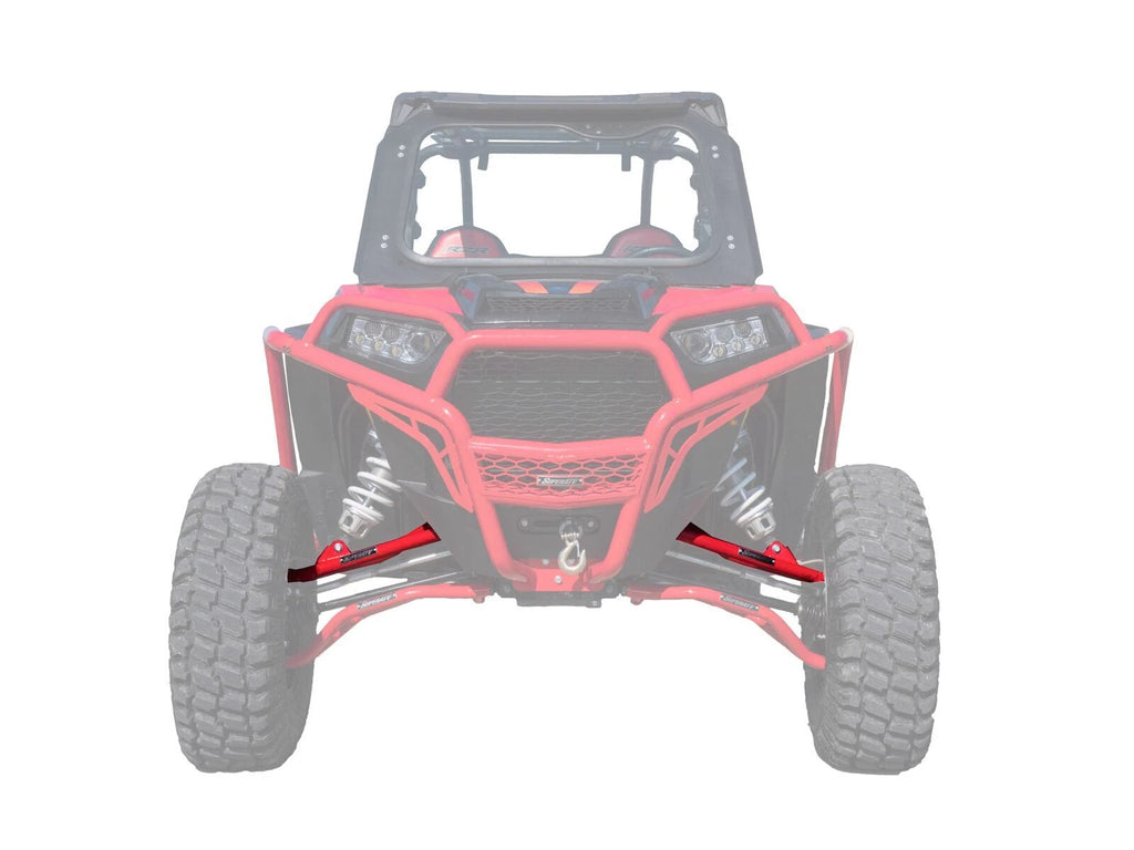 SuperATV High Clearance Upper A-Arms for Polaris RZR XP 1000 (2014–2023) - Red