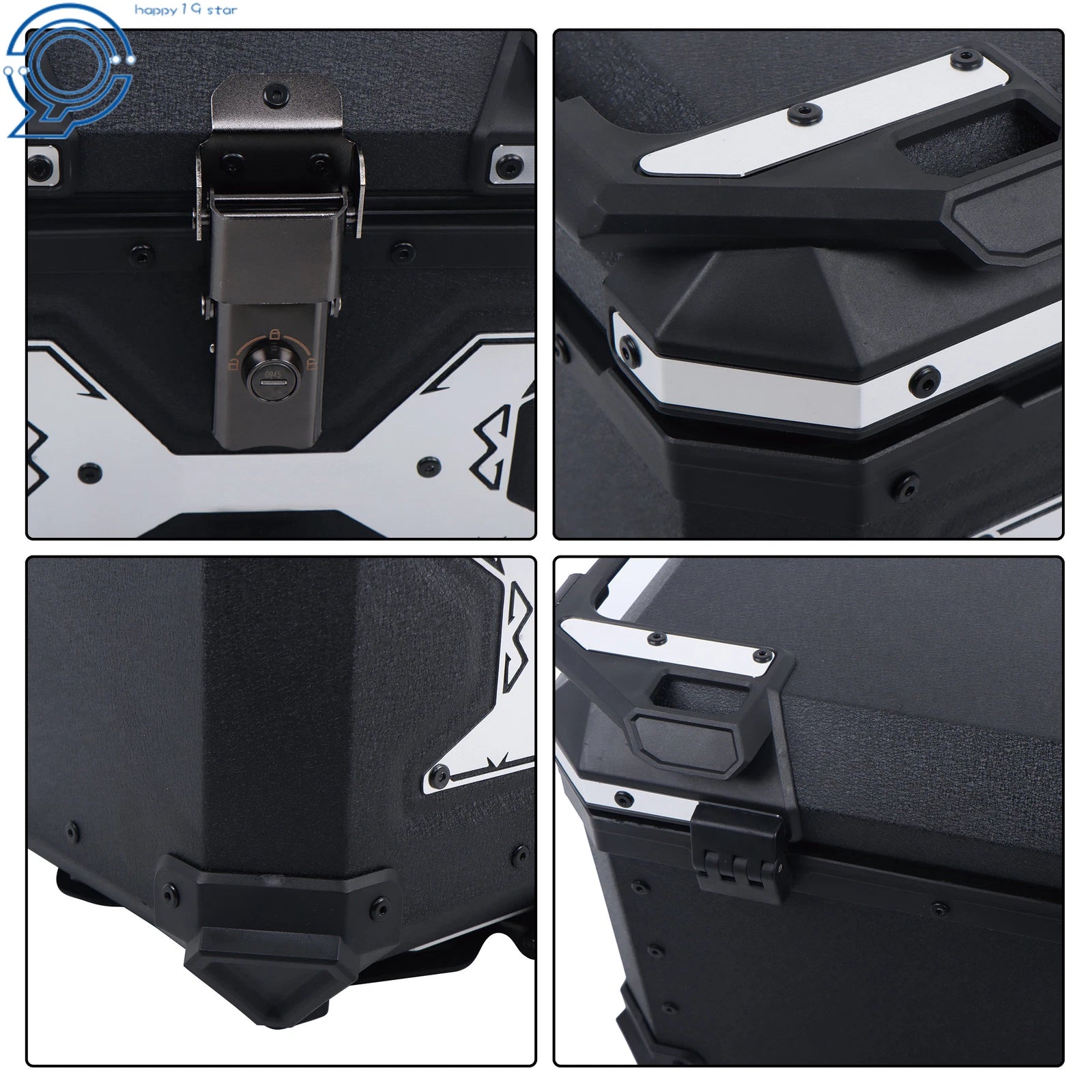 45L Aluminum Motorcycle Top Case for Universal Models (2010-2023)
