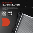 Radiator with Oil Cooler for Chevy Impala (2004–2005) Buick LaCrosse (2004–2009)