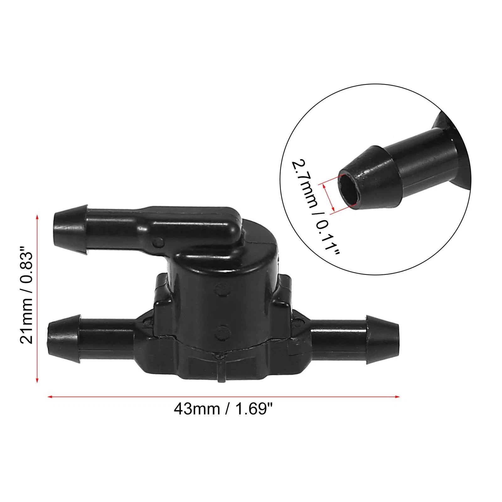 2X Wiper Washer Windshield Check Valve for Toyota Corolla Tundra  85321-28020