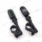 Adjustable Foot Peg for Triumph Rocket & Yamaha (1.5", Black)