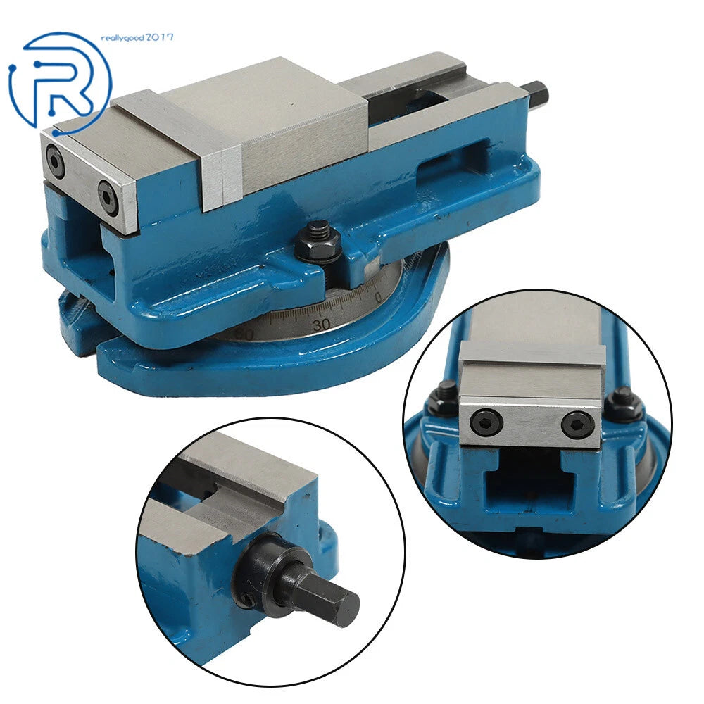 2" Precision Mill Vise for Milling Shaping (360 Degree Swiveling Base)