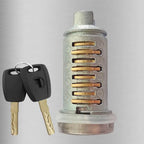 Door Lock Cylinder w/ 2 Keys for Fiat Doblo, Doblo Cargo, Panda, Punto