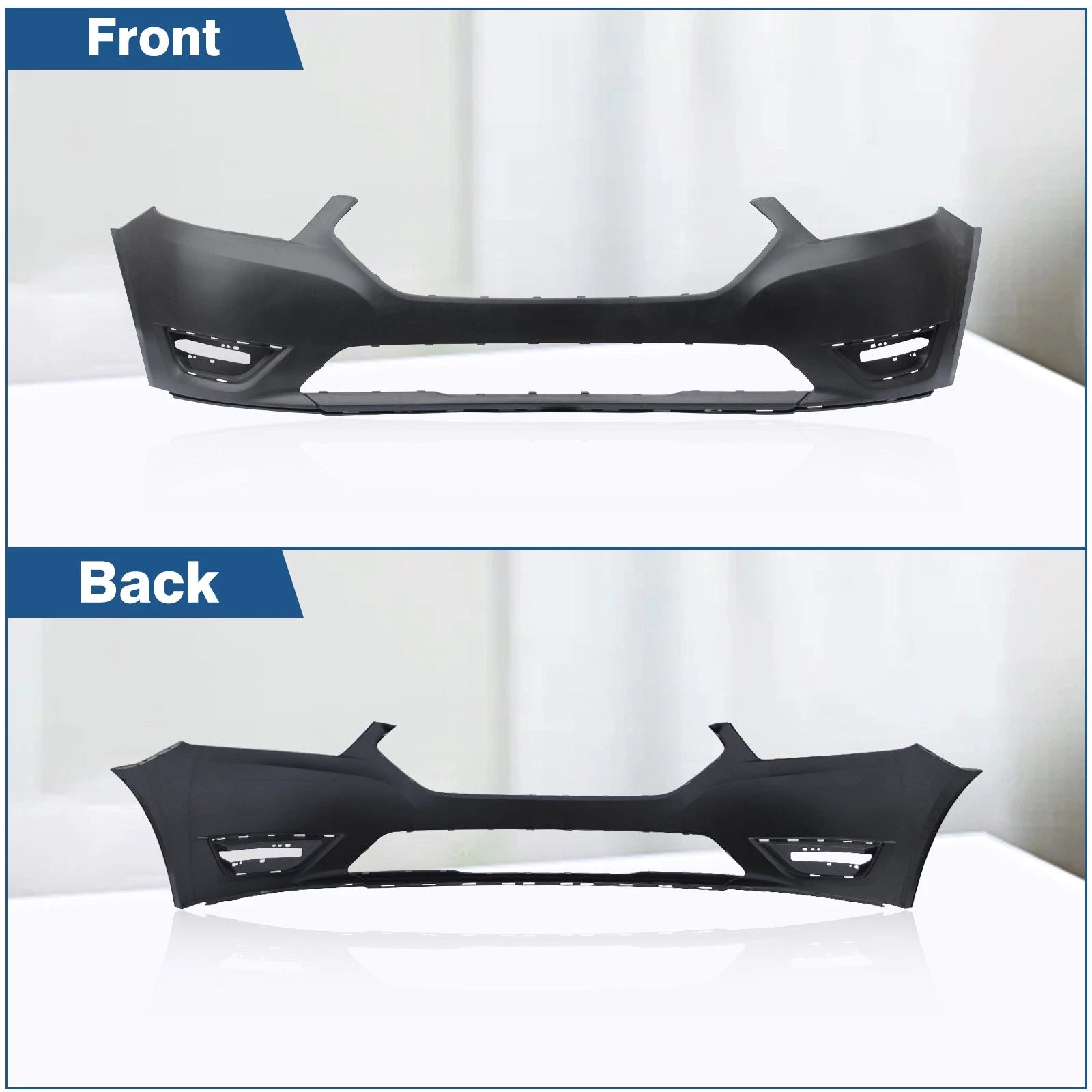 Front Bumper Cover for Ford Taurus (2013–2019) Primed Plastic