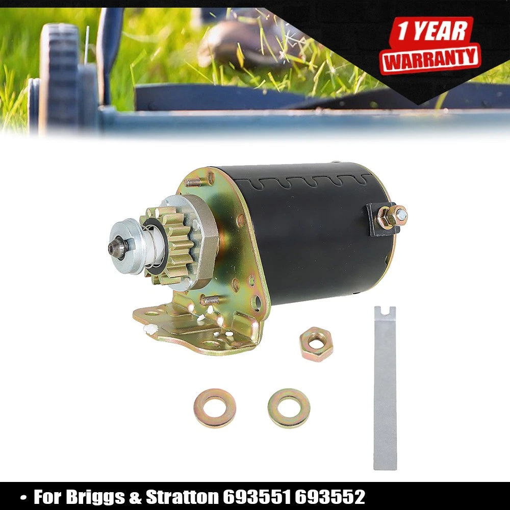 Starter Motor for Briggs and Stratton Ride On Mower (14TH)