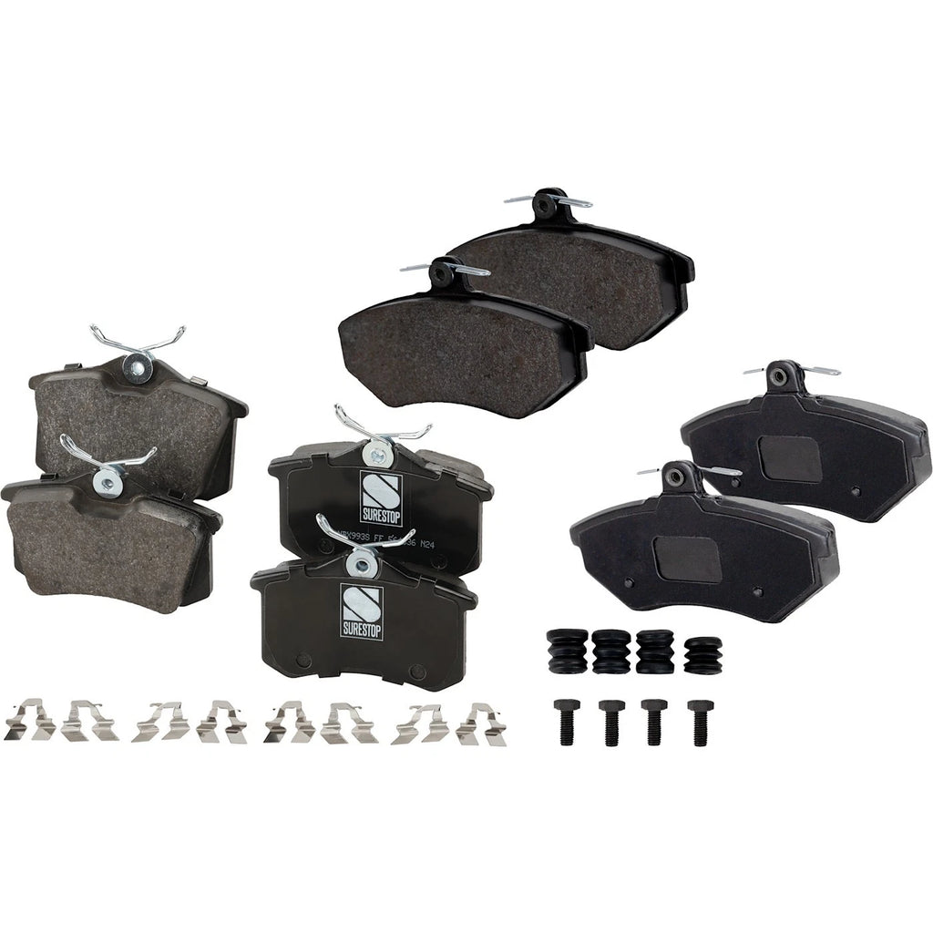 Set of 4 Brake Pads for VW Jetta Golf Passat (1996–1997)