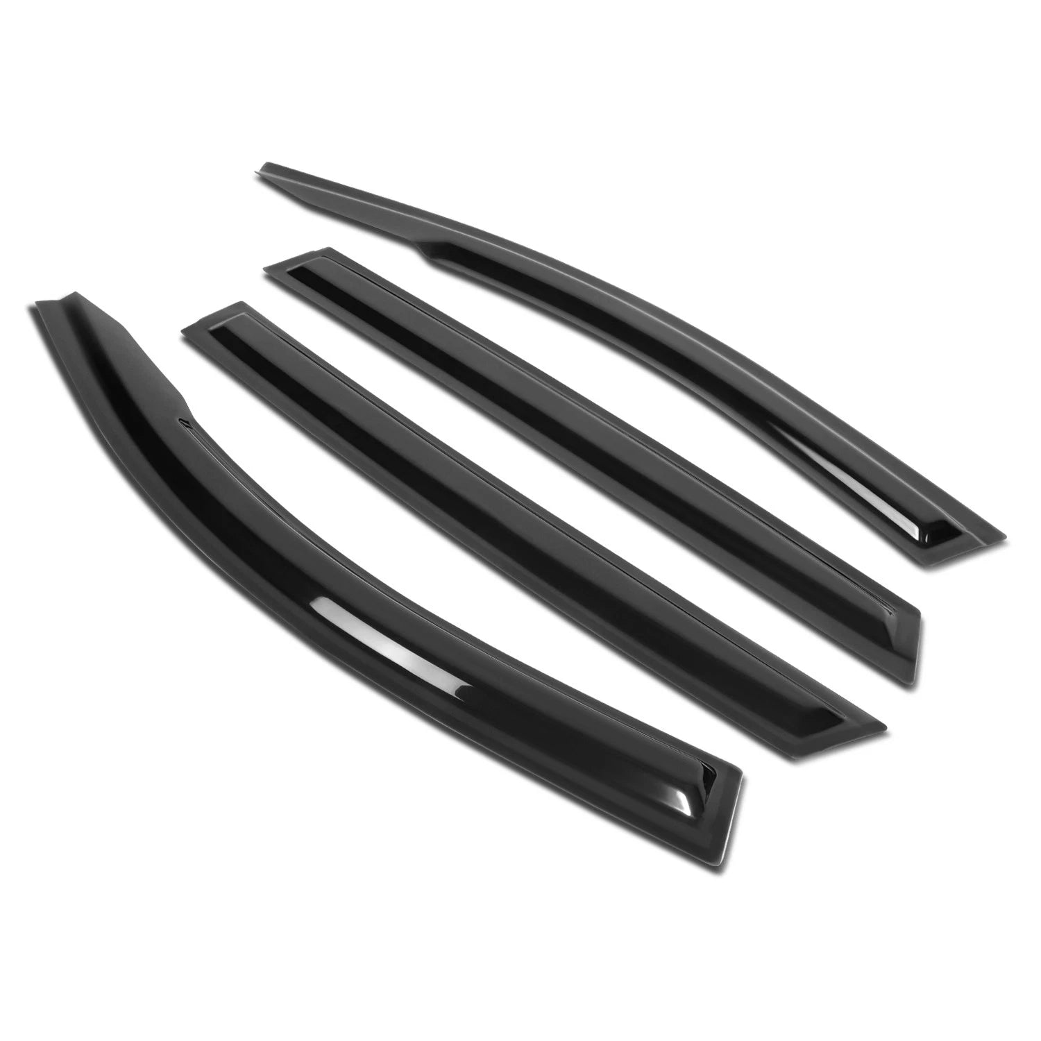 Window Visor Shade for Hyundai Santa Fe (2019–2023) - Glossy Black