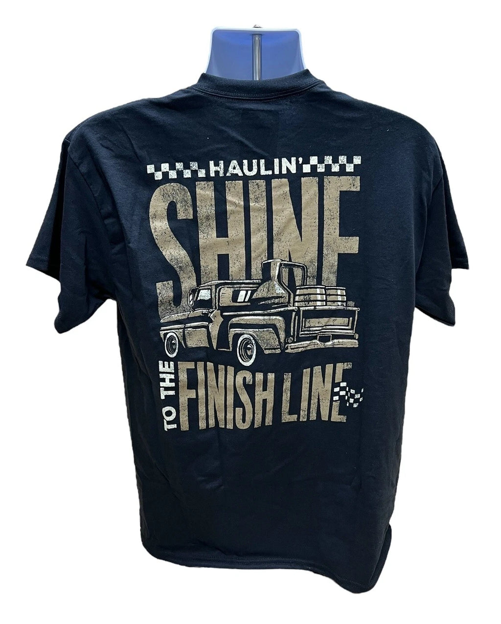 NASCAR Graphic T Shirt for Moonshine Haulin Shine Finish Line Shirt