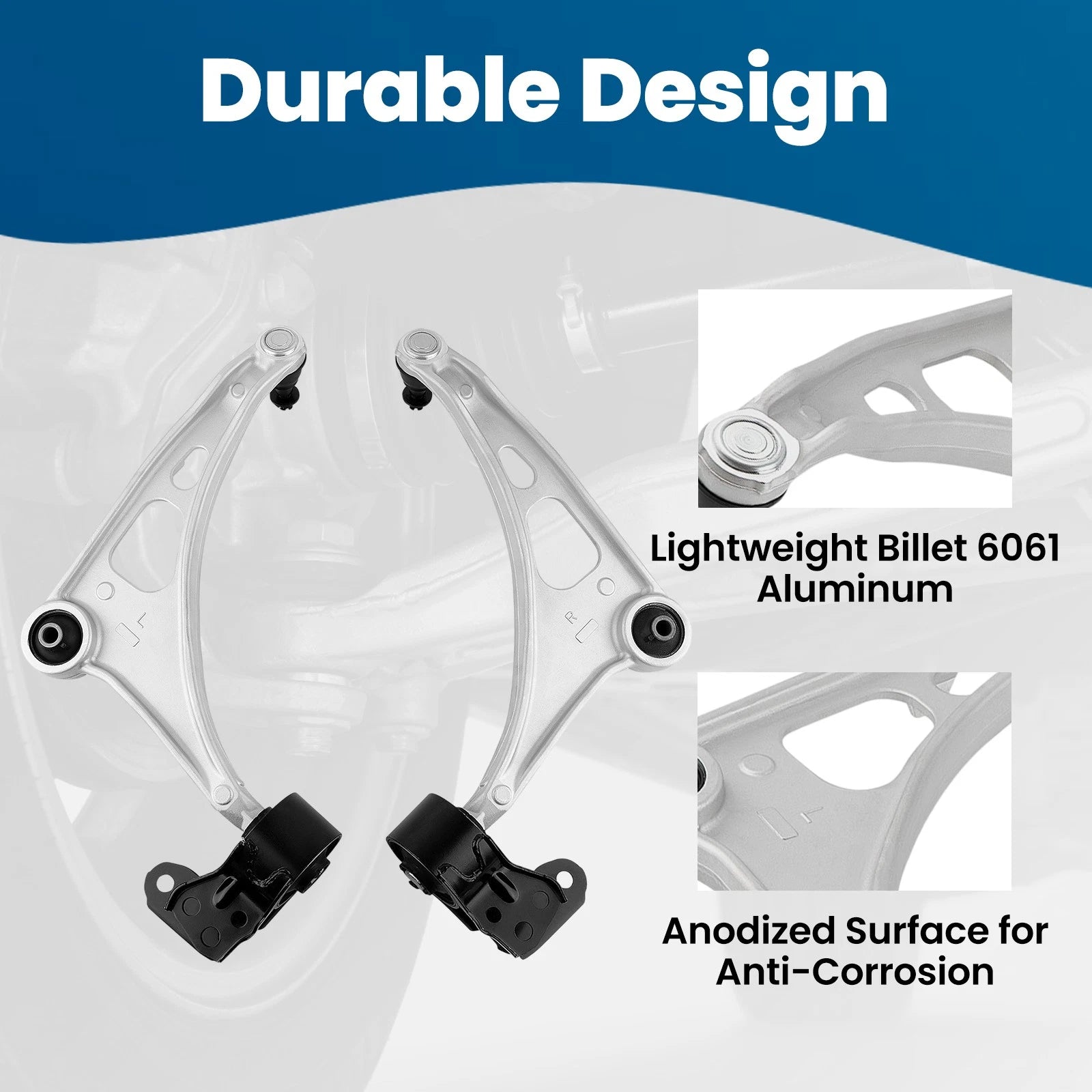 2X Front Lower Control Arms for Acura MDX (2014–2020) Honda Pilot Passport (2021)