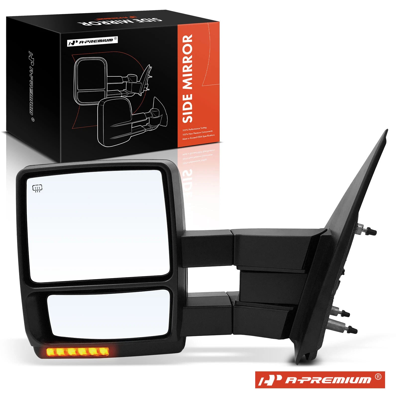 Heated Manual Fold Driver Power Mirror for Ford F-150 (2007–2012)