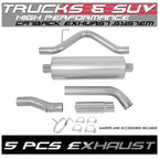 Muffler for Ram 1500 5.7L (2004–2005) 3" OD Exhaust Cat-Back System Aluminized Steel