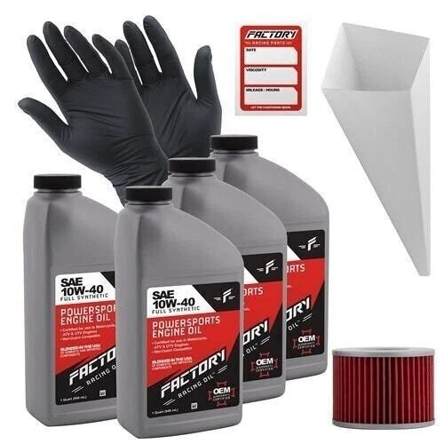 SAE 10W-40 Oil Change Kit for Kawasaki ZG1000 Concours (1986–2006)