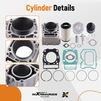 Top End Set Kit for Polaris Sportsman 500 (1996–2012) - Cylinder Piston Gaskets