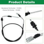 Brake Cable for Exmark Lazer Z E-Series, S-Series, X-Series (116-6365, 116-8963)