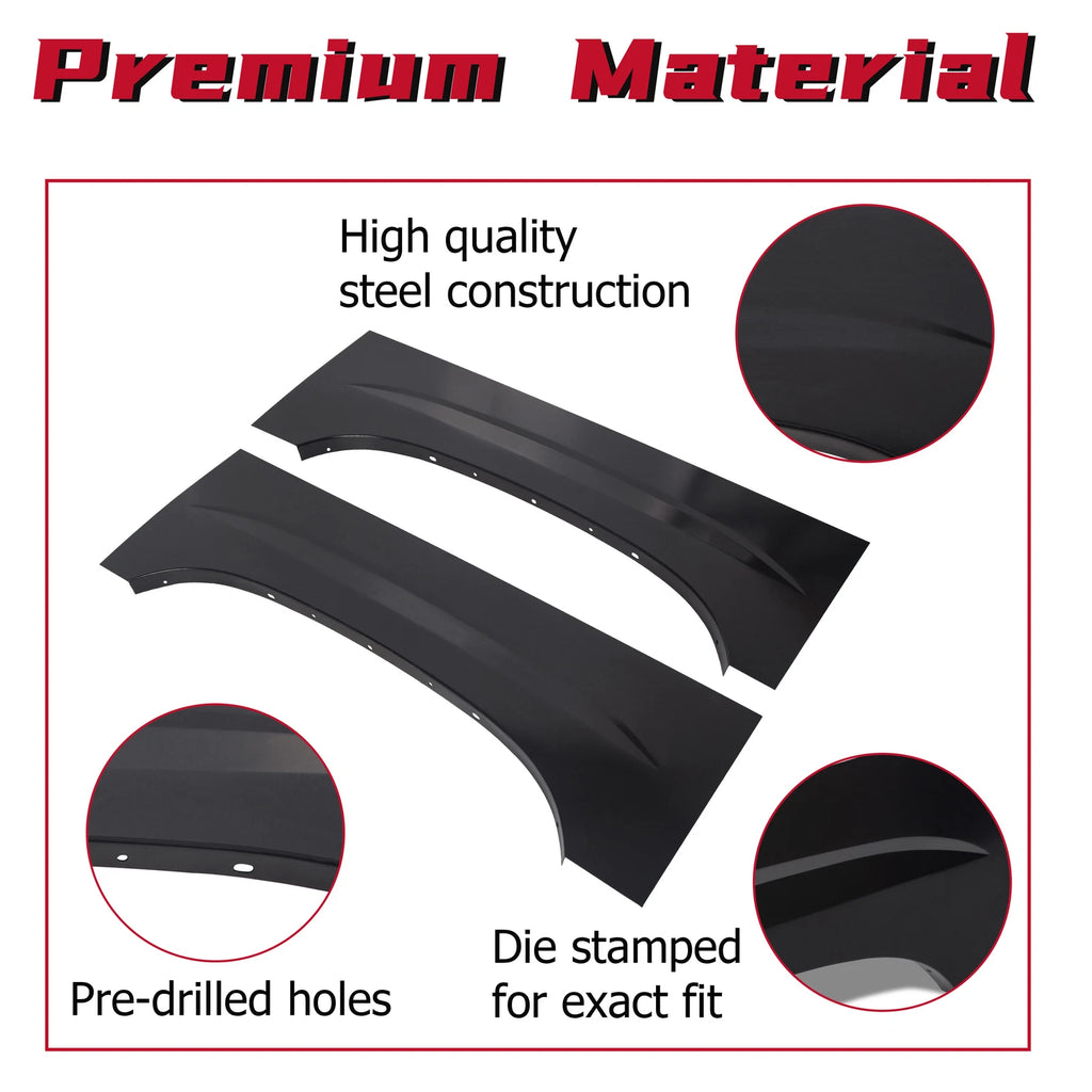 Upper Rear Wheel Arch Repair Panels for Chevy Silverado GMC Sierra (1999–2007)