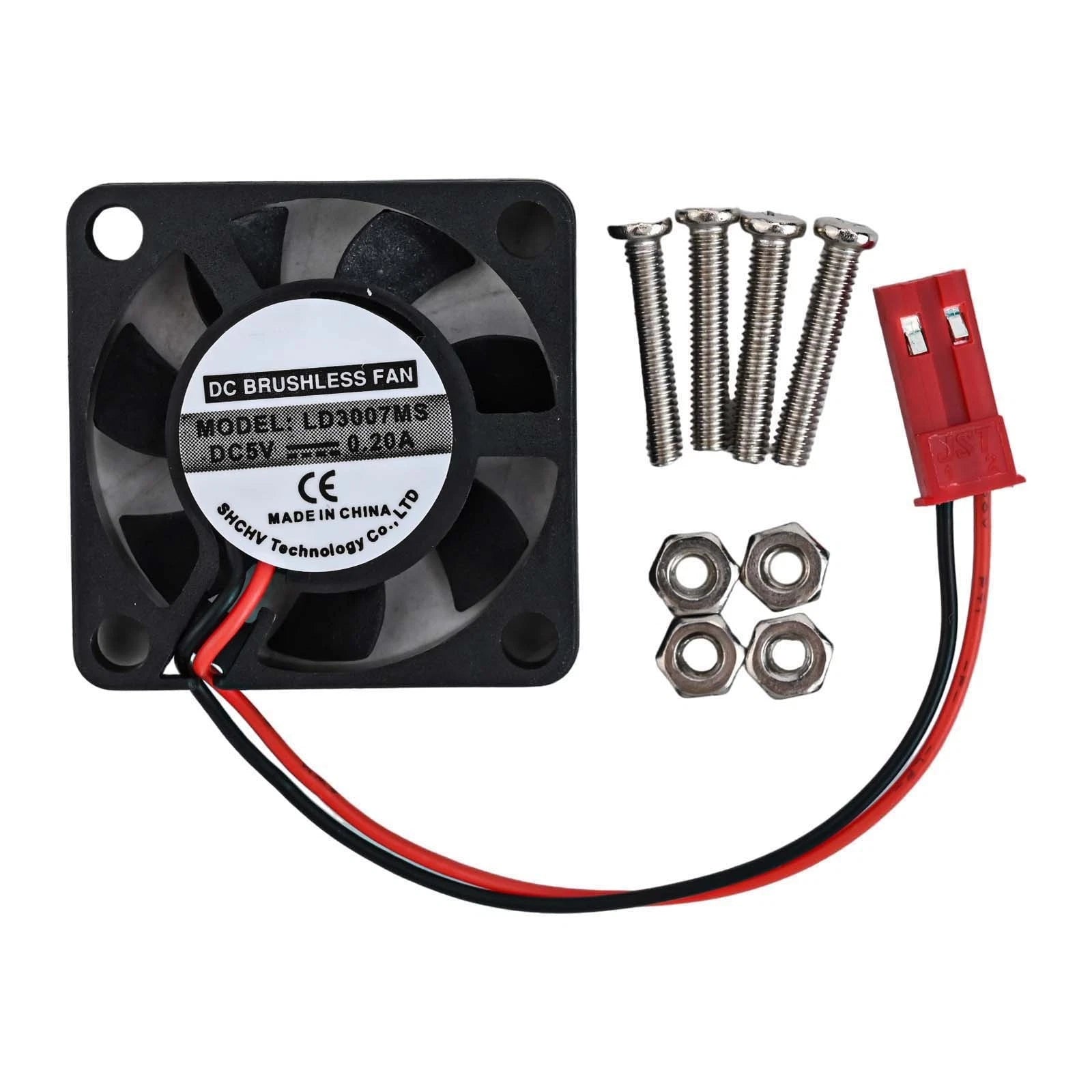 5V Cooling Fan for Raspberry Pi (Models B, B+, 2B, 3B, 3B+)