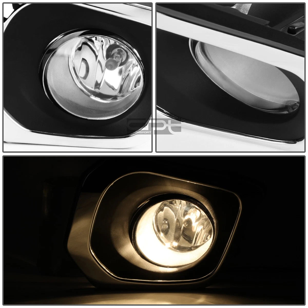 Fog Light Lamp Set of 2 for Toyota Tacoma (2016–2017) OE Clear Lens
