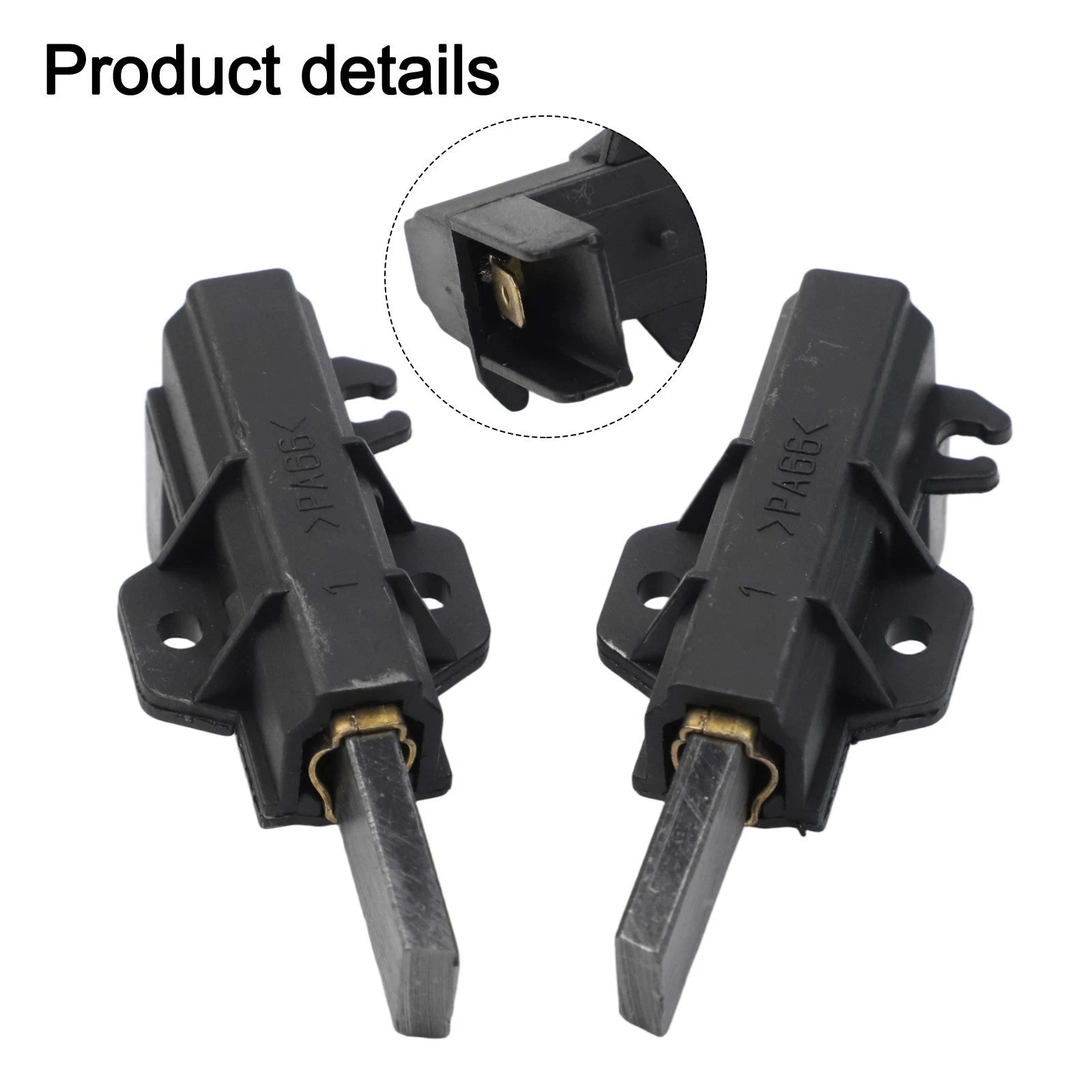 2X Replacement Carbon Brushes for Efficient WF80F5E2W4X Washer (8kg)