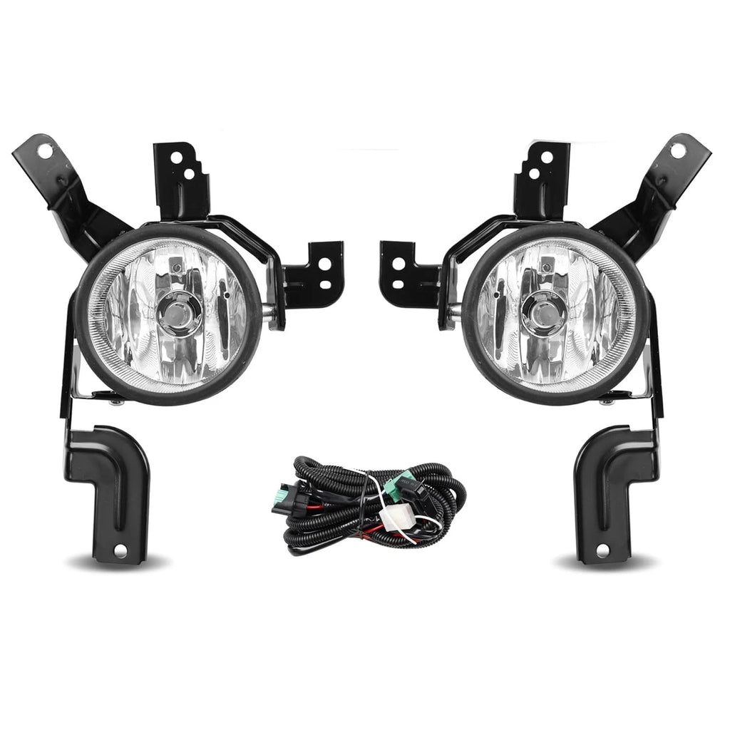 Fog Light Kit Pair for Honda CR-V (2007–2009) - Clear, Front Bumper