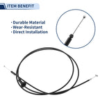 Hood Latch Release Cable for Hyundai Elantra (2000–2006) No. 811902D000