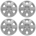 15' Push-on Silver Wheel Cover Hubcaps for 2005-2008 Toyota Corolla
