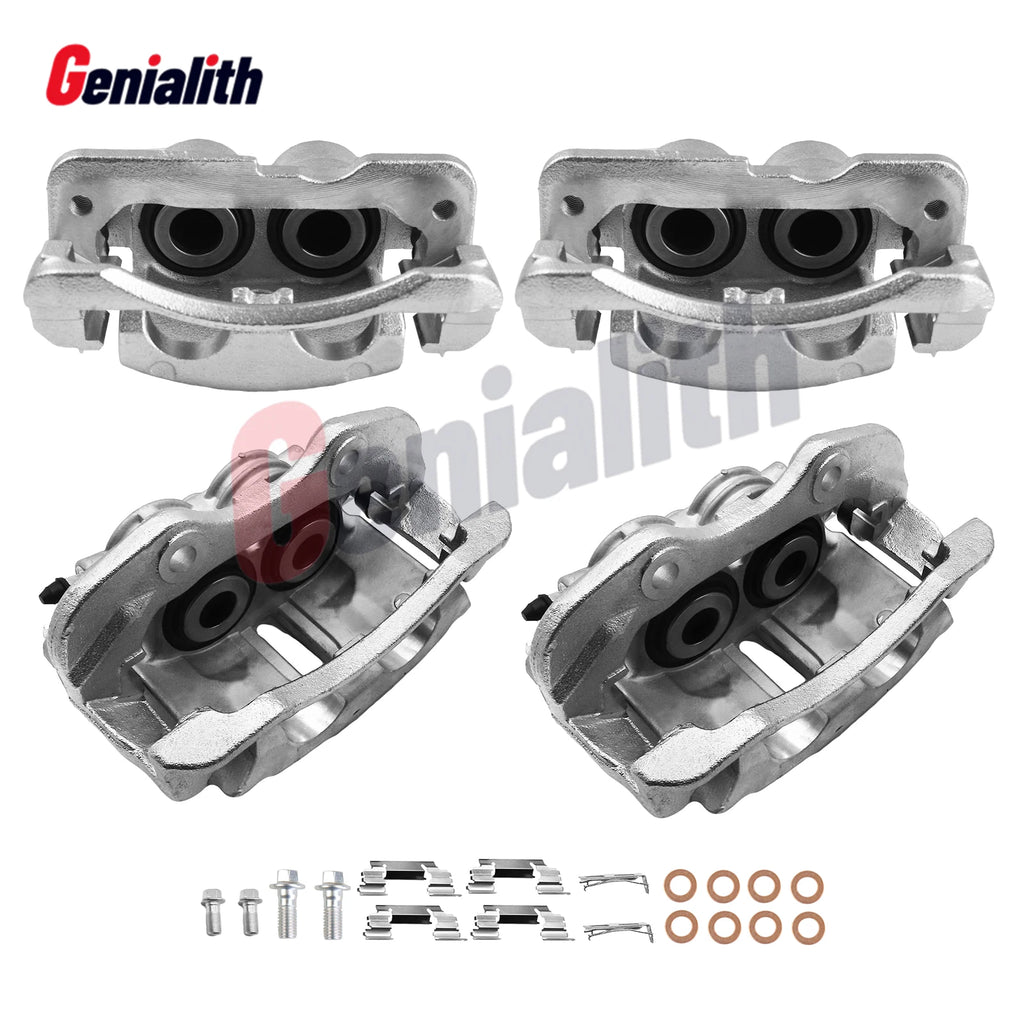 Front Rear Calipers w/ Bracket for GMC Sierra Silverado 1500 Yukon Tahoe (2001–2006)