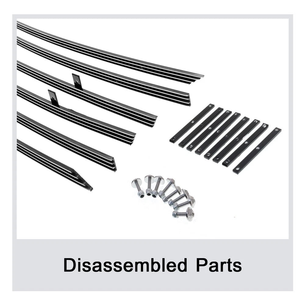 Chrome Wide Rivet Billet Grille Insert for Ford F-150 (2018-2020)