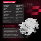 AC Compressor for Ford F-53 6.8L (2019) & F-59 7.3L (2020–2024)