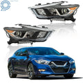 LED DRL Projector Halogen Headlights for Maxima S SL SV (2016–2018)
