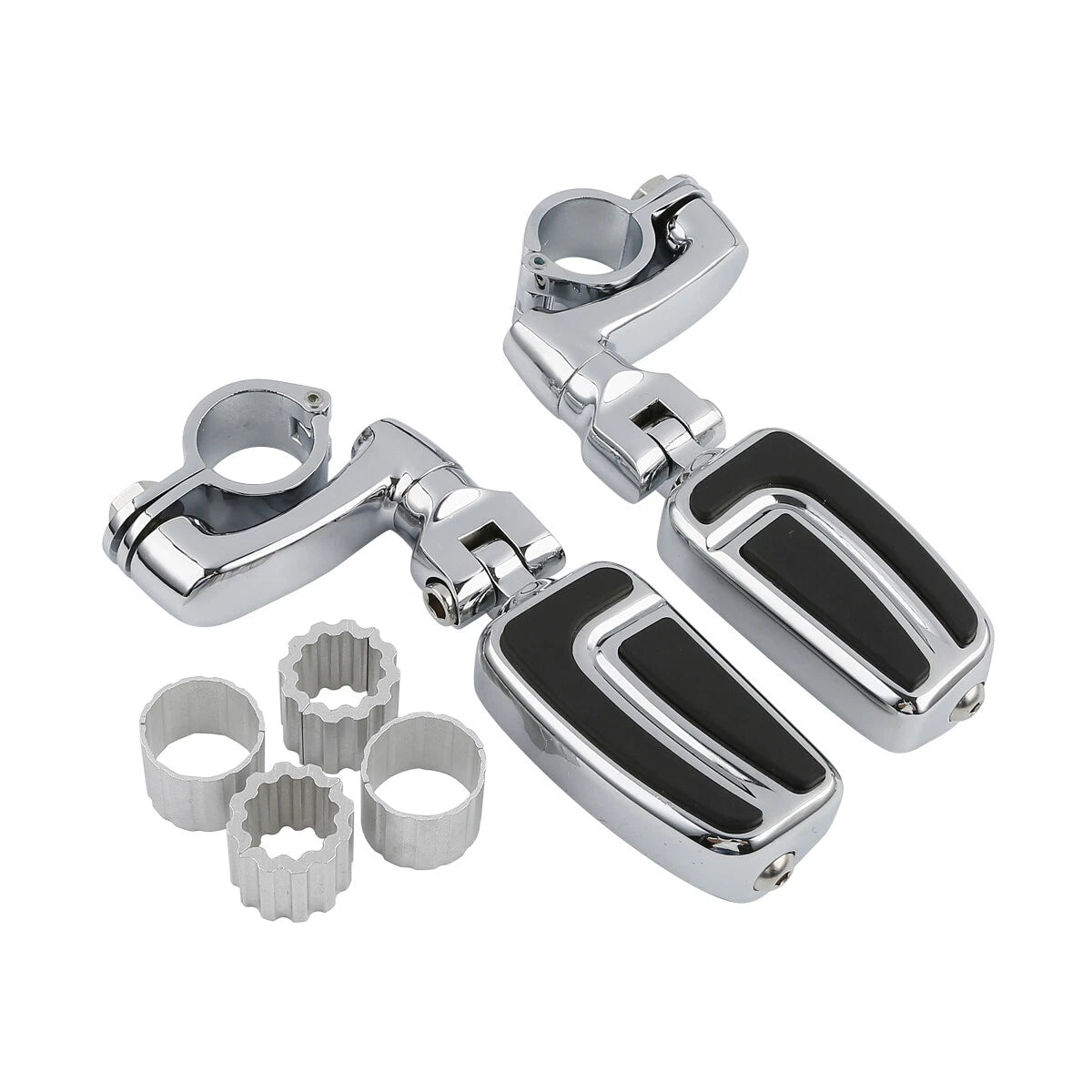 Set of 2 Highway Bar Footpegs for Harley Softail Dyna Touring