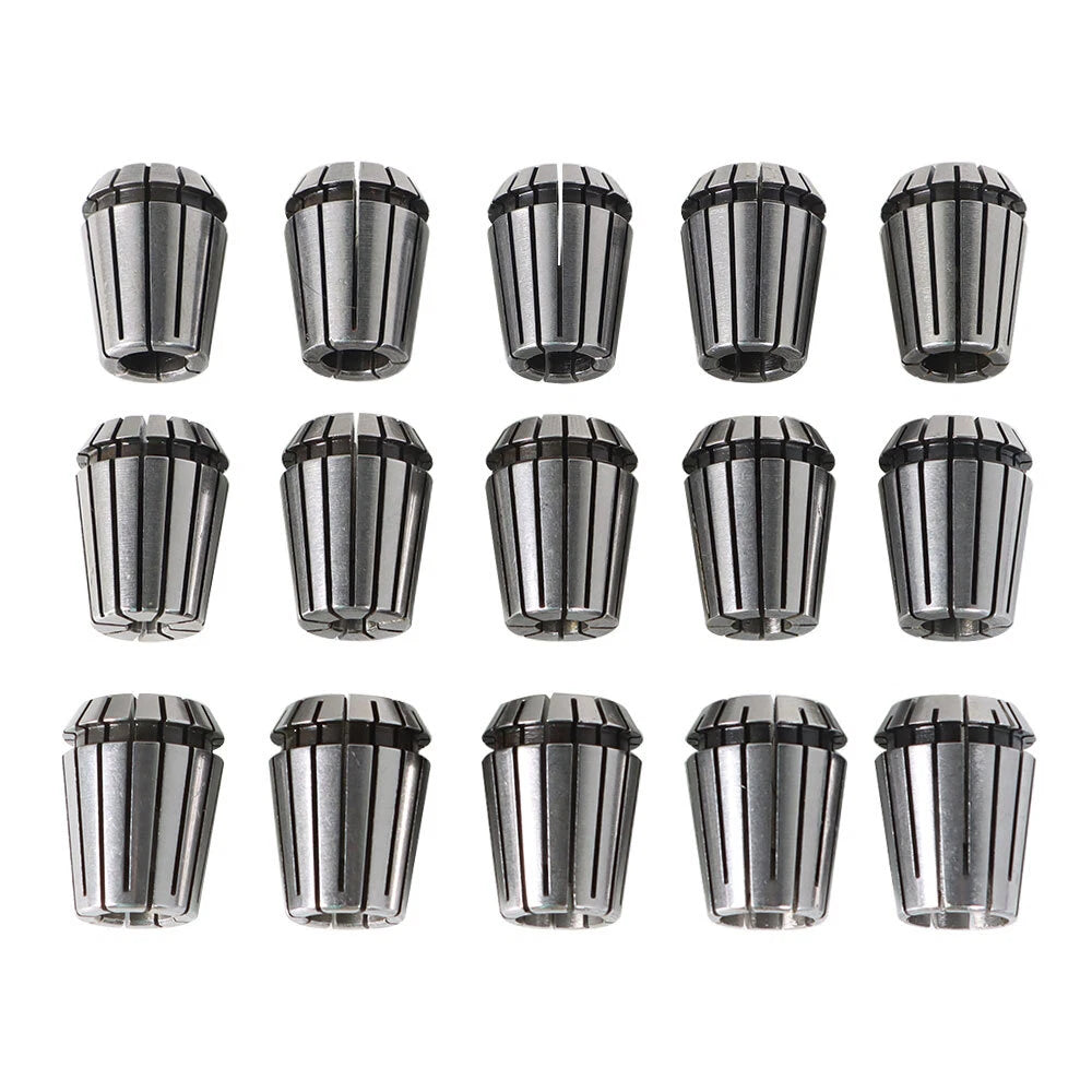 15Pcs Spring Collet Set for CNC Engraving Machine (Compatible with Various Models)