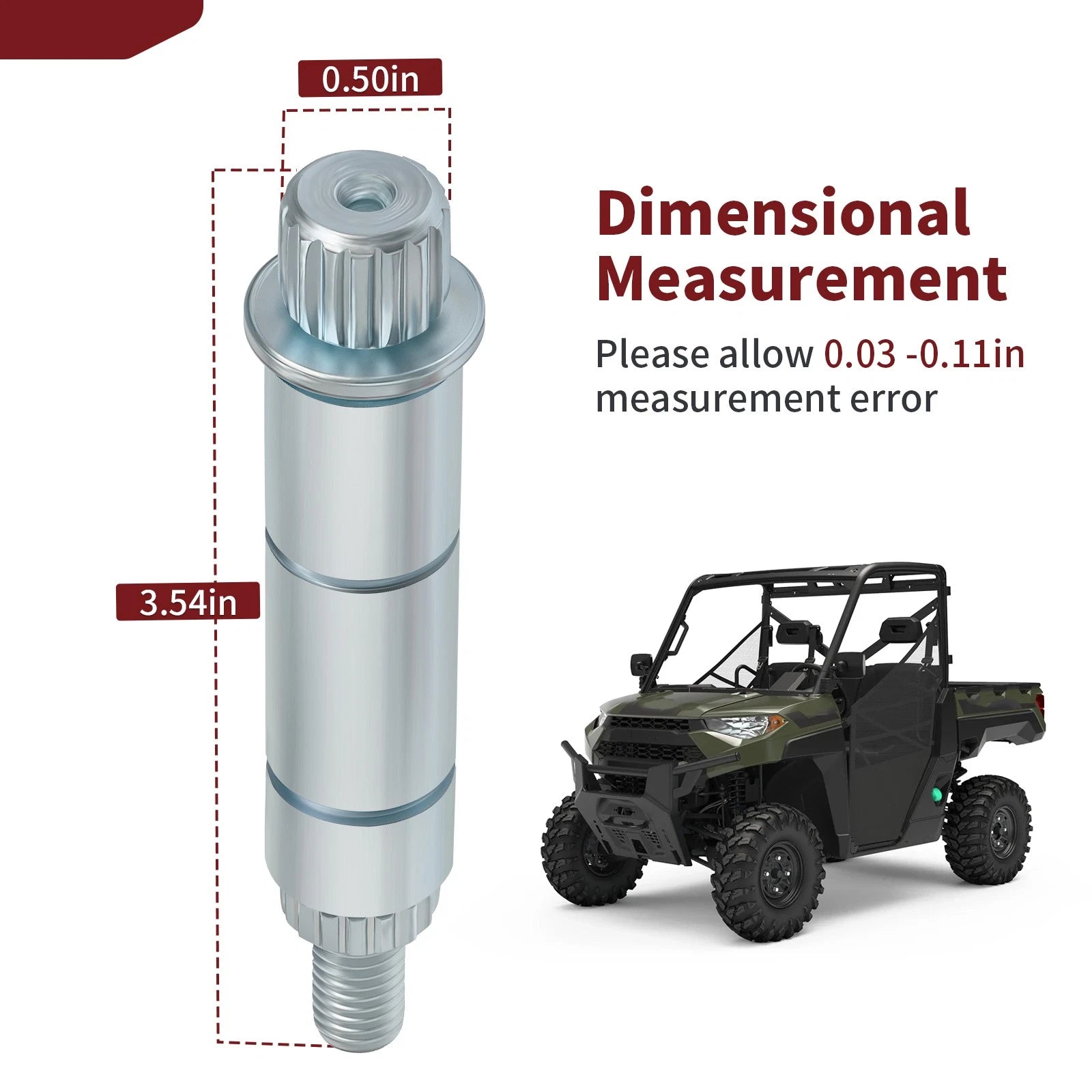 Main Gearcase Shift Shaft 3235238 for Polaris PRO XD 2000/4000D/G AWD (2020–2021)