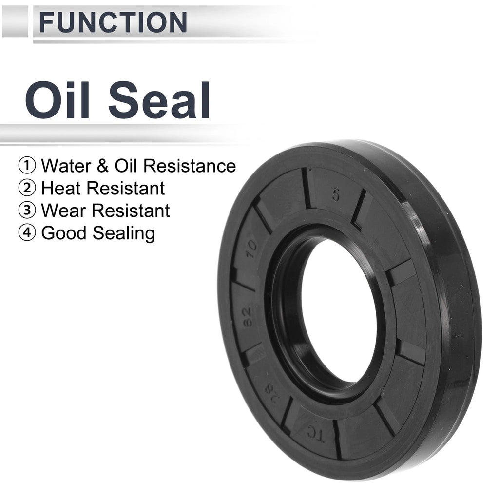 Set of 5 Oil Seal Rotary Shaft Seal TC Ring 28x62x10mm Nitrile Rubber