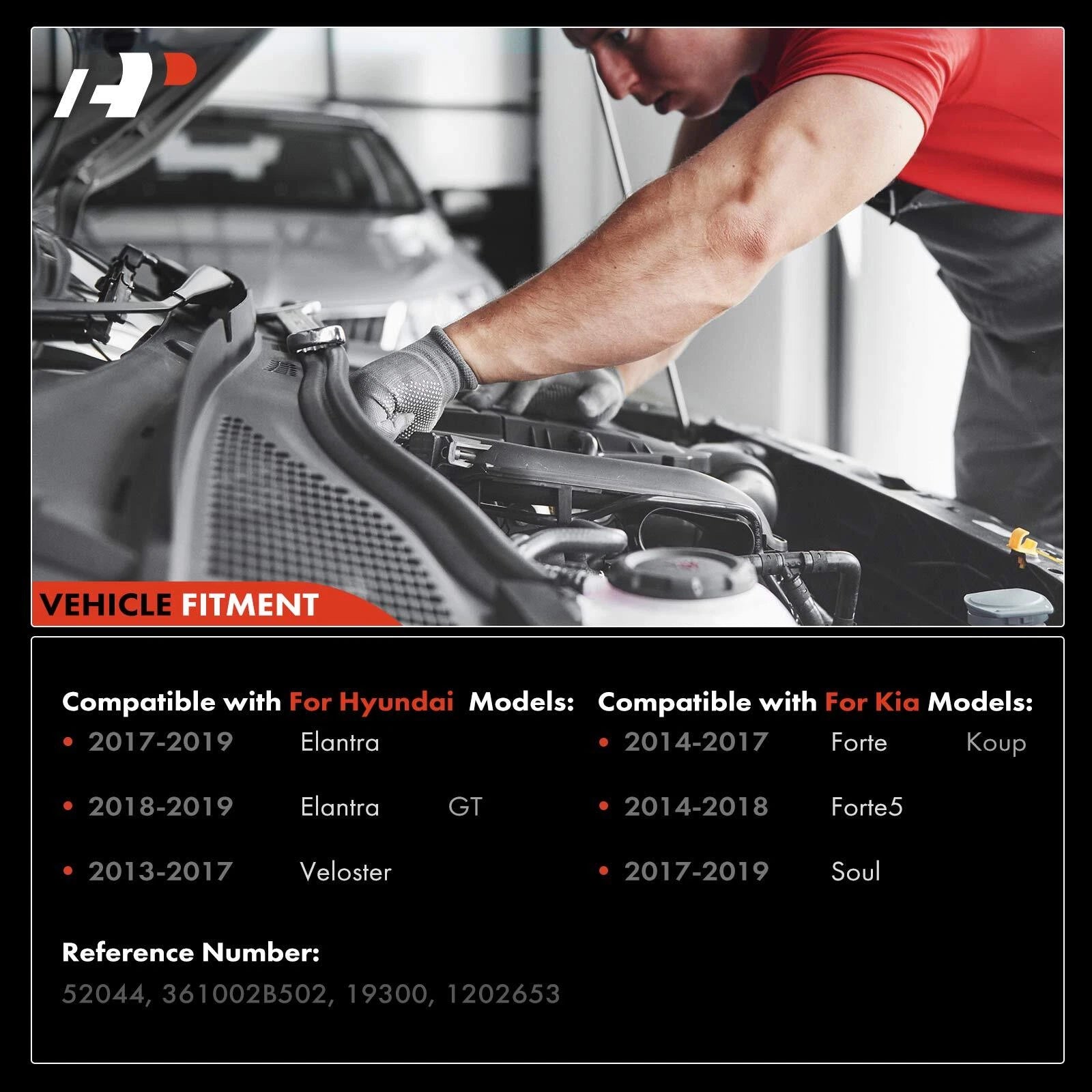 Starter Motor for Hyundai Elantra GT Veloster Kia Forte5 Soul (2013–2018)