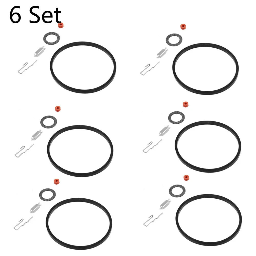 6x Carburetor Needle Seat Kit for Tecumseh 631021, 631021A, 621021B