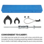 CV Inner Joint Puller Slide Hammer for Wheel Drive Axle Half Shaft Removal