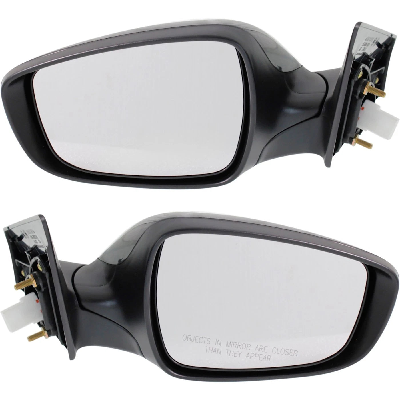 Power Mirror Pair for Hyundai Elantra (2016) - Primed, Folding