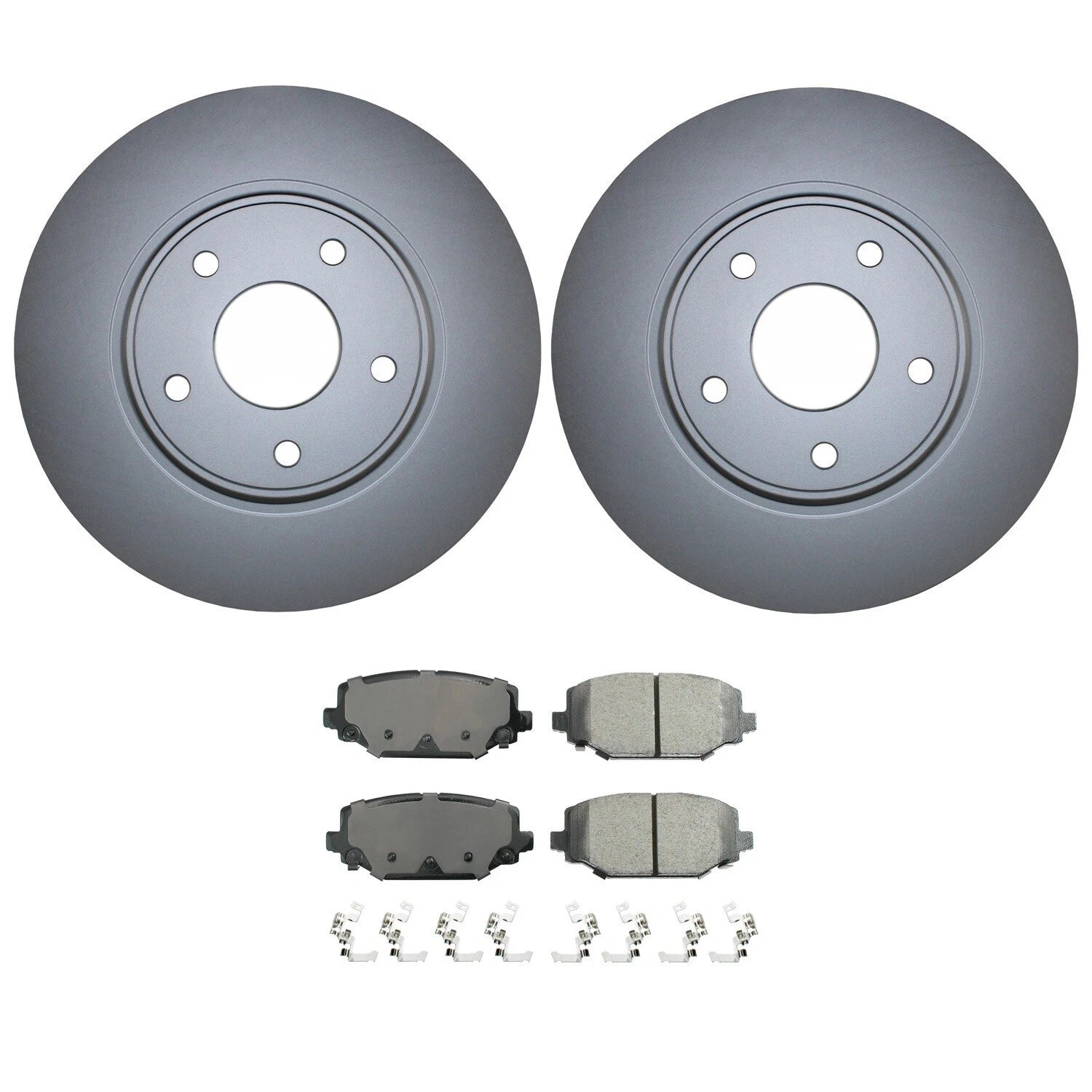 Rear Brake Kit 328mm Rotors & Akebono ProACT Pads for Chrysler Dodge Ram