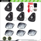 5X Smoke Lens Cab Marker Clearance Light T10 w/ Base for