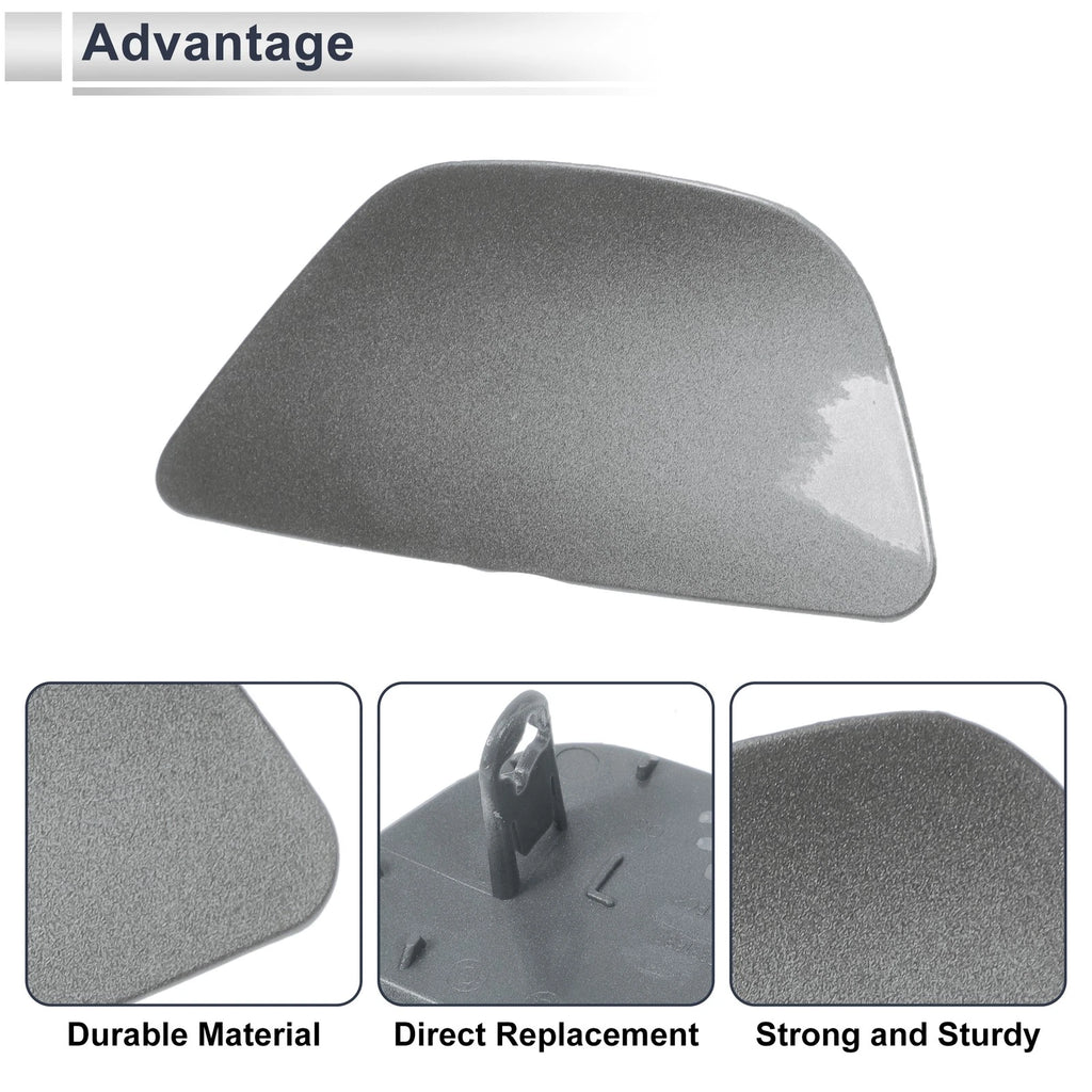 Front Left Washer Nozzle Cover Cap No. 51117332669 for BMW 535i GT (2014–2017) Grey
