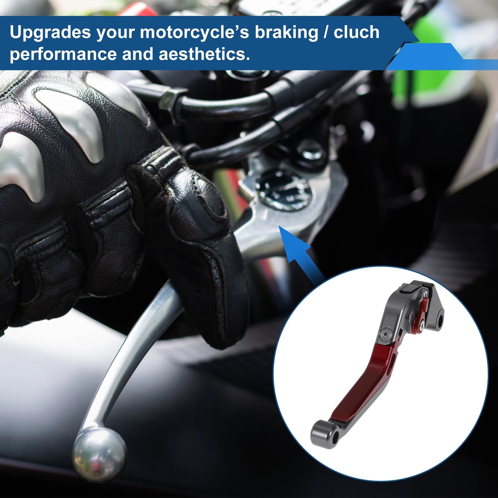 Adjustable Brake Clutch Levers for Honda X11 (1999–2002) Titanium Red