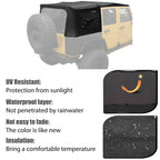 Soft Top with Tinted Windows for Jeep Wrangler JK Unlimited (2007-2009)