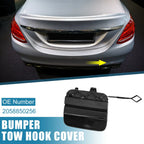 Car Rear Bumper Tow Hook Cover for Mercedes-Benz (2058850256) Black