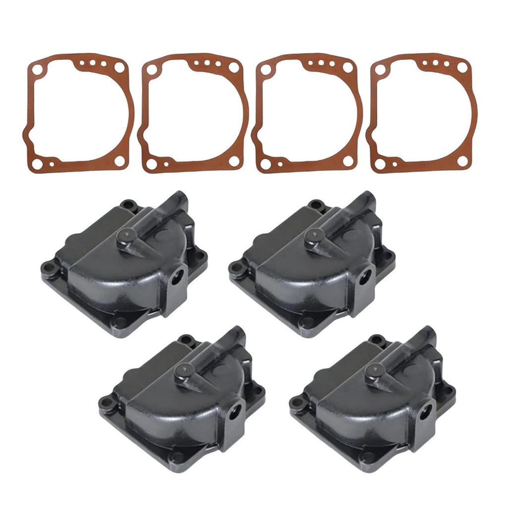 Set of 4 Carb Bowl Float Chamber 433000 for Johnson Evinrude 90-175HP (1994–Up)