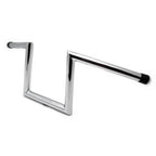 Chrome Z Bar 6" Rise Handlebars for Harley Softail Dyna Sportster