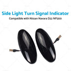 2X Dynamic Side Light Turn Signal Indicator for Nissan Navara D22 NP300